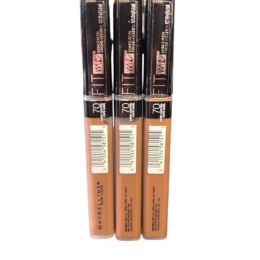 Lot of 3 70 Coffee Maybelline Fit Me! Concealer Concealers